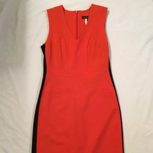 Lida Baday Orange Black Dress - Medium
